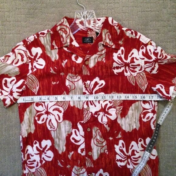 First Wave Tropical Button-Up Shirt 8 - Picture 3 of 8